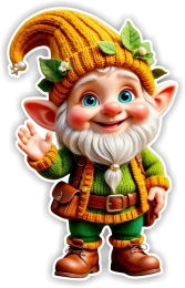 Купить Фигурный элемент для оформления детской площадки и группы  Гномик 370*600 мм в Беларуси от 43.00 BYN