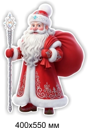 Купить Фигурный элемент для оформления Дед Мороз 400*550мм в Беларуси от 42.00 BYN Купить Фигурный элемент для оформления Дед Мороз 400*550мм в Беларуси от 42.00 BYN