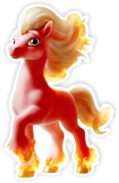 Купить Фигурный элемент Красная Огненная лошадка 380*600мм в Беларуси от 44.00 BYN Купить Фигурный элемент Красная Огненная лошадка 380*600мм в Беларуси от 44.00 BYN