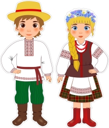 Купить Фигурный  элемент мальчик и девочка в национальных костюмах в Беларуси от 75.00 BYN Купить Фигурный  элемент мальчик и девочка в национальных костюмах в Беларуси от 75.00 BYN