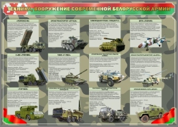 Купить Стенд Техника, вооружение соврееменной белорусской армии 1400*1000 мм в Беларуси от 242.00 BYN Купить Стенд Техника, вооружение соврееменной белорусской армии 1400*1000 мм в Беларуси от 242.00 BYN