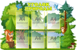 Купить Стенд Уголок природы 1300*850мм в Беларуси от 220.40 BYN