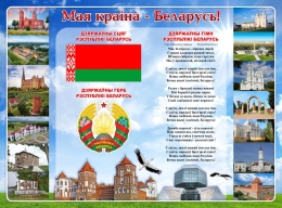 Купить Стенд Мая краіна - Беларусь! 1500*1110мм в Беларуси от 290.00 BYN