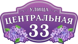 Купить Табличка Номер дома и название улицы 600*340мм в Беларуси от 39.00 BYN