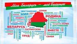 Купить Баннер Моя Беларусь – мое будущее, карта, слова в Беларуси от 25.00 BYN