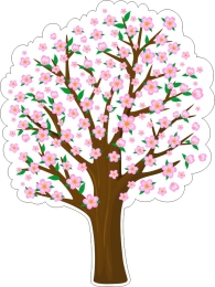 Купить Фигурный элемент Цветущее дерево для оформления детской площадки 750*1000 мм в Беларуси от 132.00 BYN