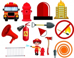 Купить Комплект фигурных элементов Набор МЧС, Пожарная безопасность высотой 400 мм в Беларуси от 268.00 BYN
