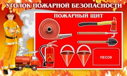 Купить Стенд Уголок пожарной безопасности 1000*600мм в Беларуси от 89.00 BYN