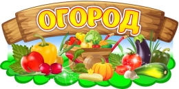 Купить Табличка Огород в детский сад 400*200 мм в Беларуси от 14.00 BYN