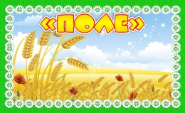 Купить Табличка Поле для экологической тропы 260*160 мм в Беларуси от 7.00 BYN