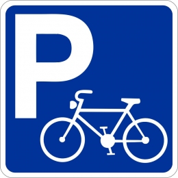 Купить Табличка Знак парковка велосипедов 300*300 мм в Беларуси от 14.00 BYN