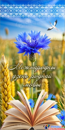 Баннер Міжнародны дзень роднай мовы №2 Баннер Міжнародны дзень роднай мовы №2