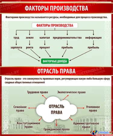 Комплект из 5 стендов с шапкой Человек и общество 3700х1050 мм Изображение #4