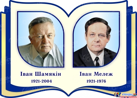 Комплект  портретов Белорусских писателей для кабинета белорусской литературы  350*250 мм Изображение #4