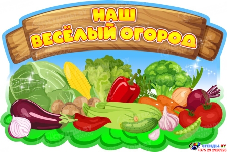 Табличка Наш веселый огород 600*400 мм Табличка Наш веселый огород 600*400 мм
