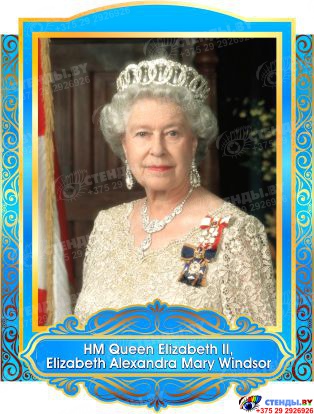 Комплект портретов портретов Знаменитые Британцы в голубых тонах 260*350 мм Изображение #4