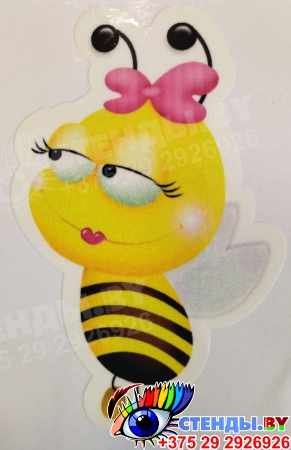 Декоративные наклейки Пчелки 24 шт 58*97 мм СКИДКА Изображение #1