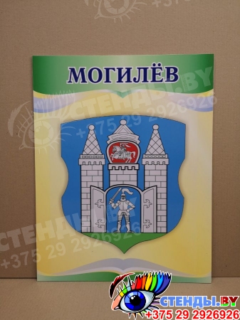 Комплект Гербов областных городов Республики Беларусь 430*550 мм СКИДКА Изображение #2