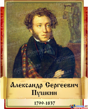 Комплект  портретов Литературных классиков для кабинета русской литературы №3 300х370 см Изображение #3